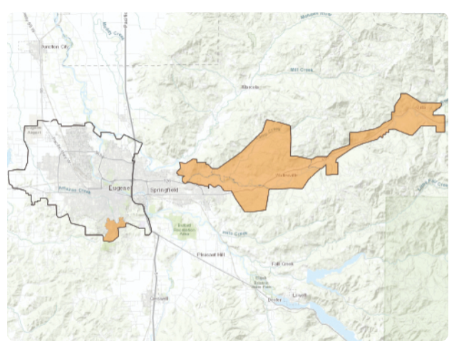 EWEB Wildfire Risk Map