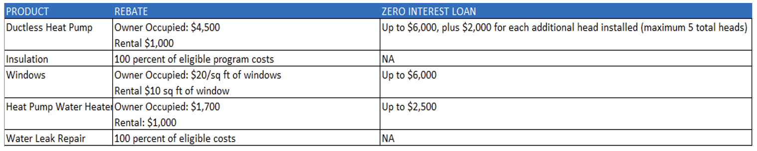 Income-based rebates and loans