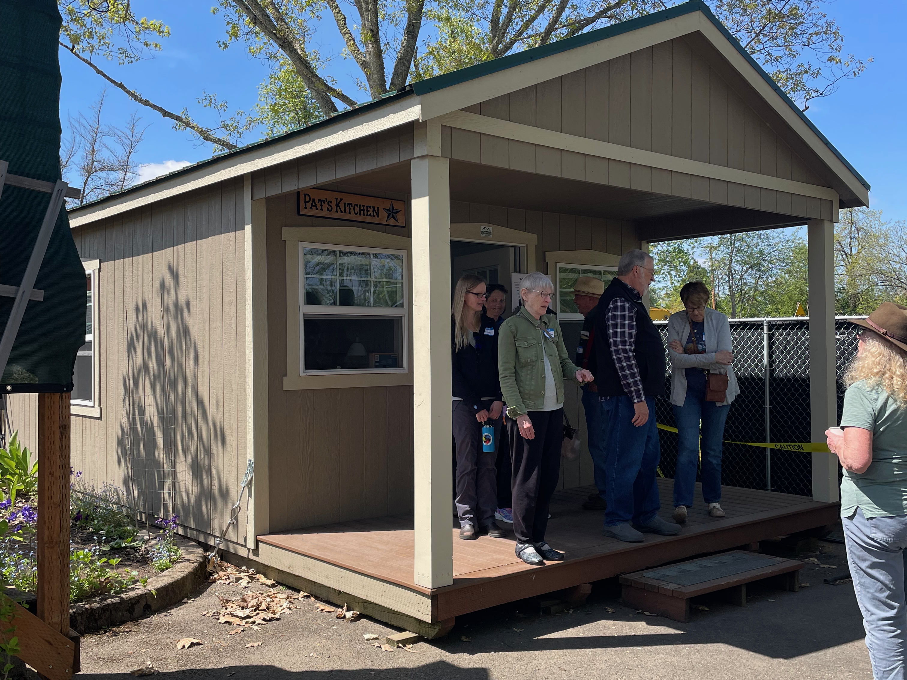 Guests explore "Pat's Kitchen at Nightingale Hosted Shelters Celebration