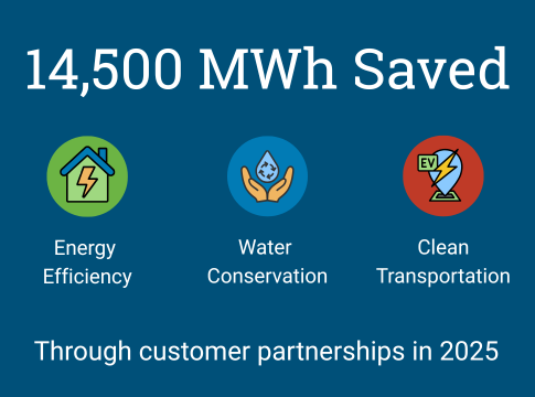 graphic - 14,500 MWhs saved through partnership in 2025