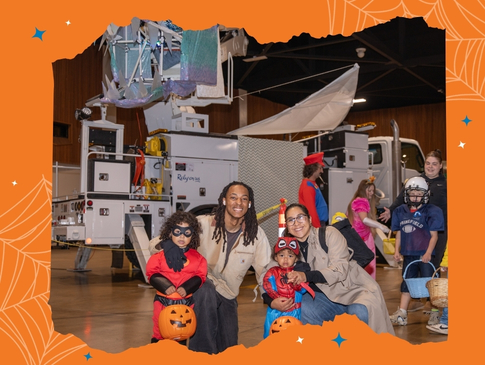 trucks dressed up for halloween