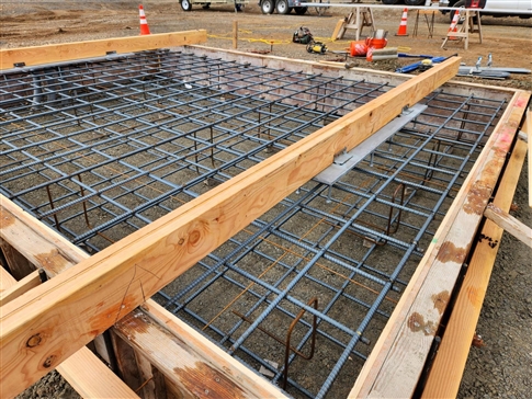 Substation foundation material