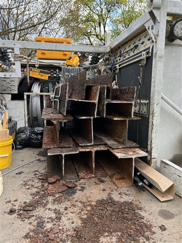 corroded old materials