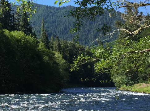 McKenzie River Eugene's drinking water source